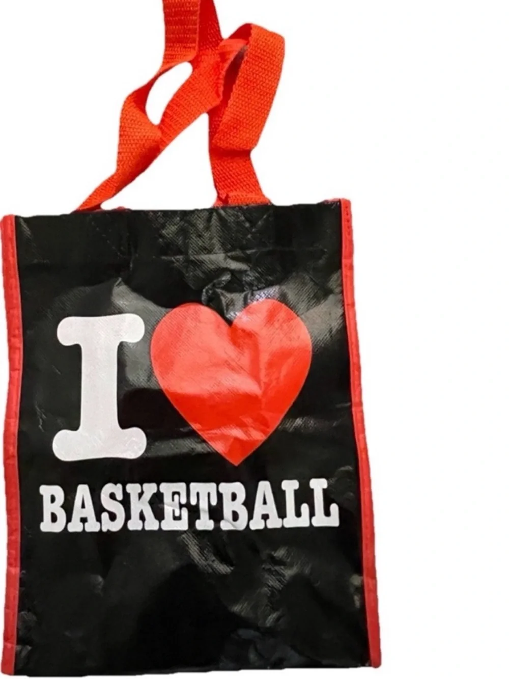 Child’s I LOVE BASKETBALL Small Tote Vinyl LUNCH BAG